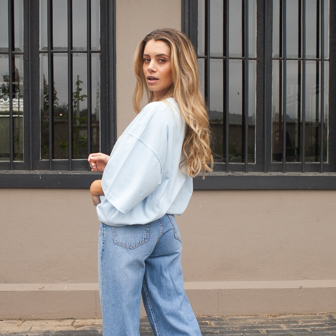 Polera Sardines Celeste