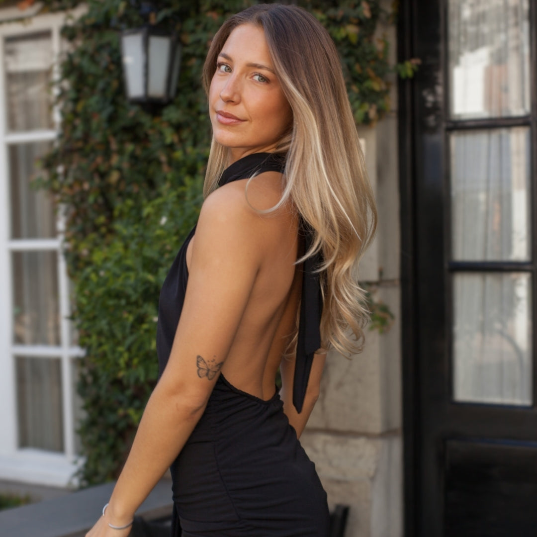Vestido Corto Clara Negro
