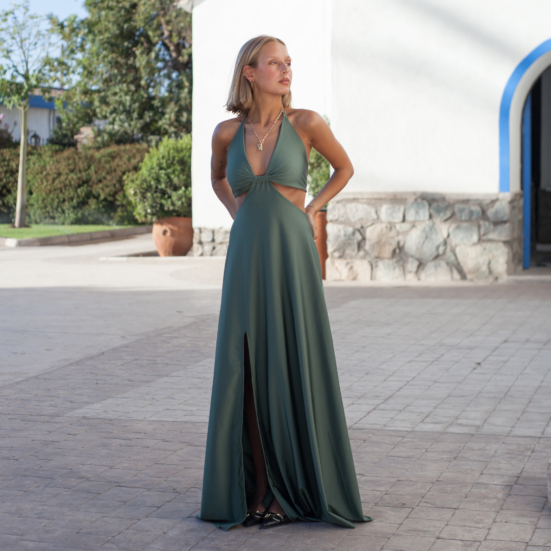 Vestido Renata Olive