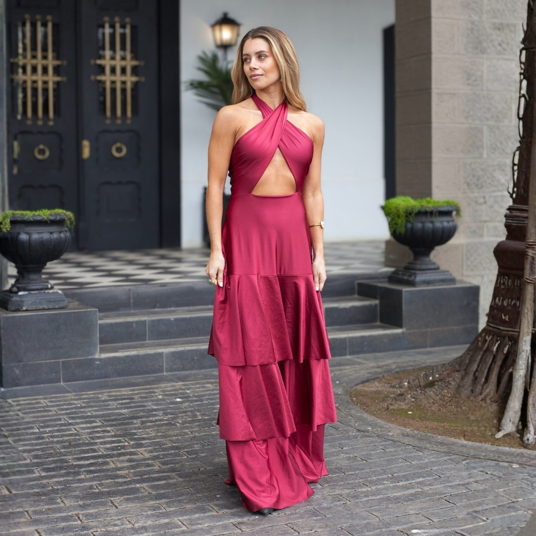 Vestido Elodie Tinto