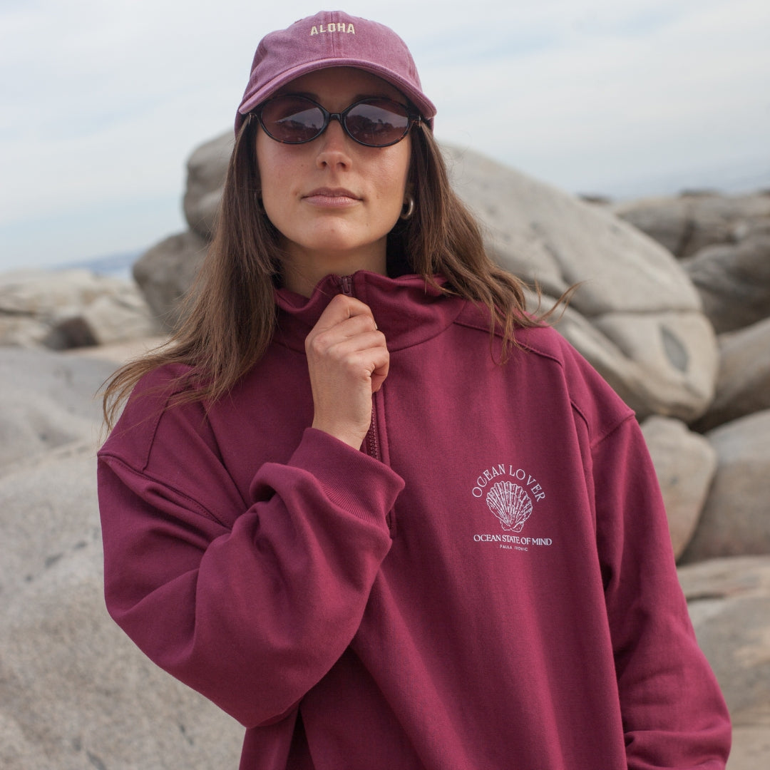 Polerón Oversized Sea You Soon Burdeo