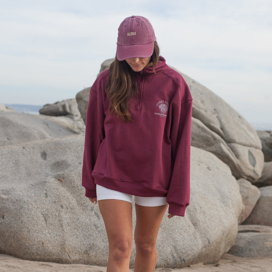 Polerón Oversized Sea You Soon Burdeo