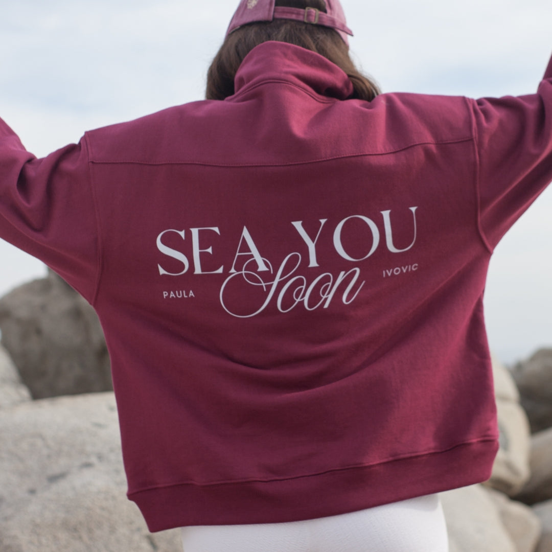 Polerón Oversized Sea You Soon Burdeo