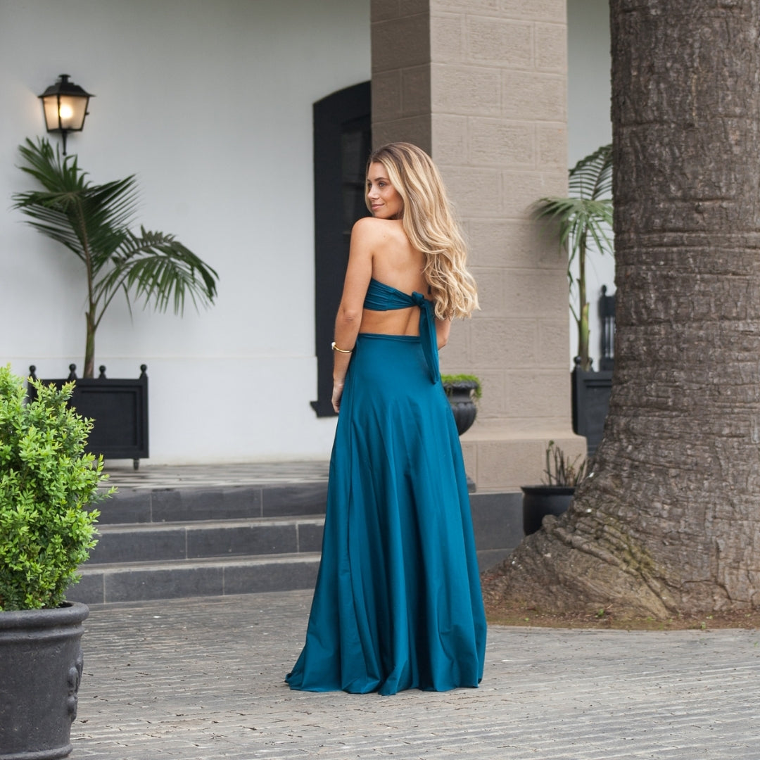 Vestido Juliette Petróleo
