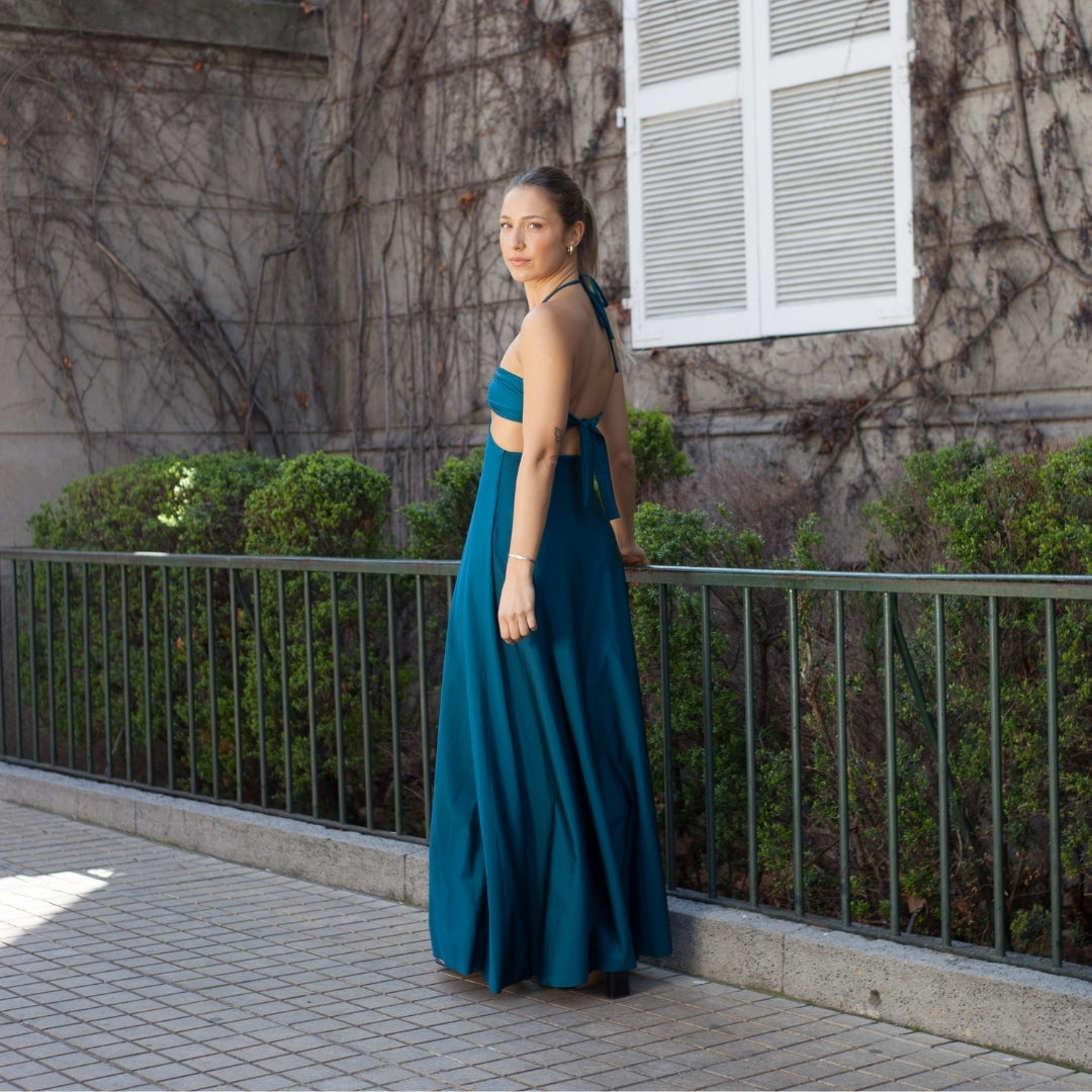 Vestido Lucía Petróleo