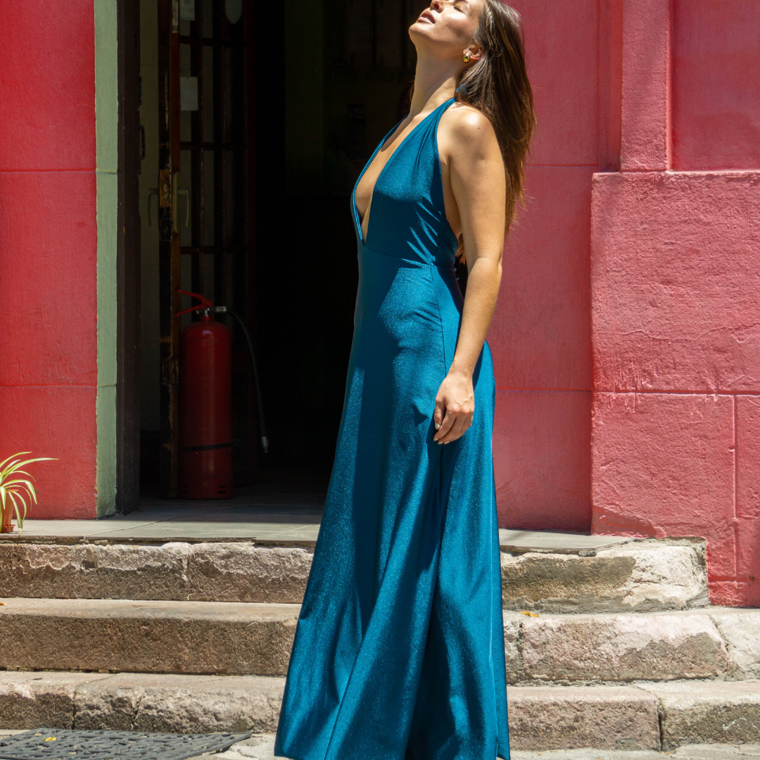 Vestido Londres Petróleo