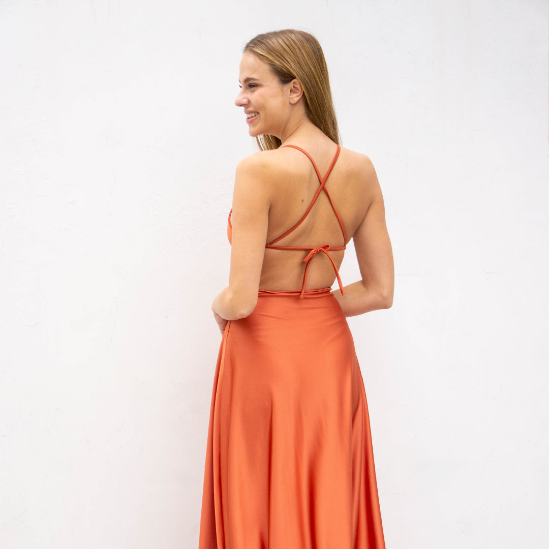 Vestido Lyon Ladrillo