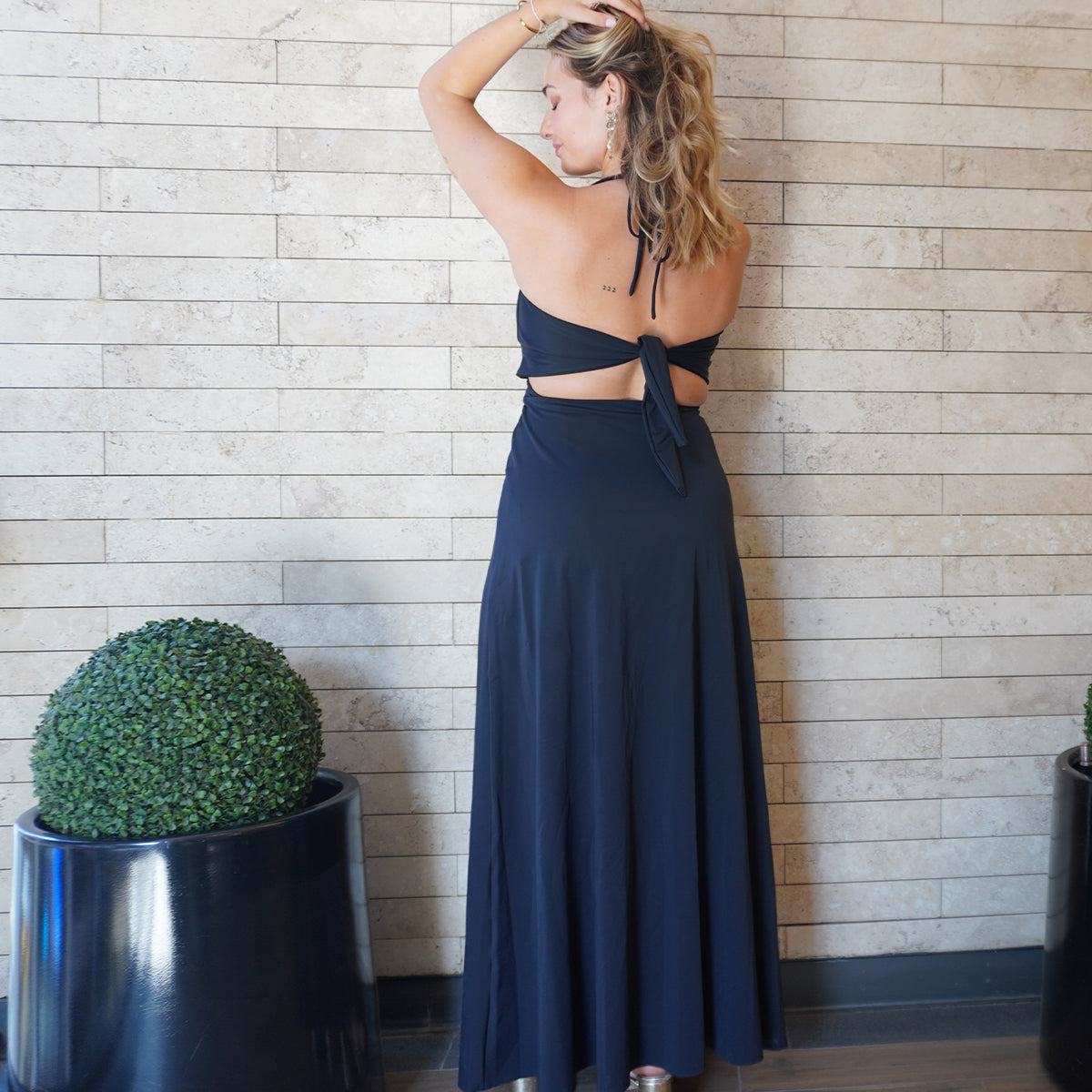 Vestido Nudo Black