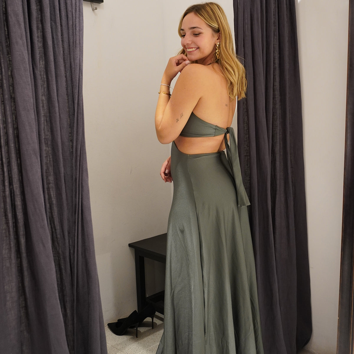 Vestido Renata Olive