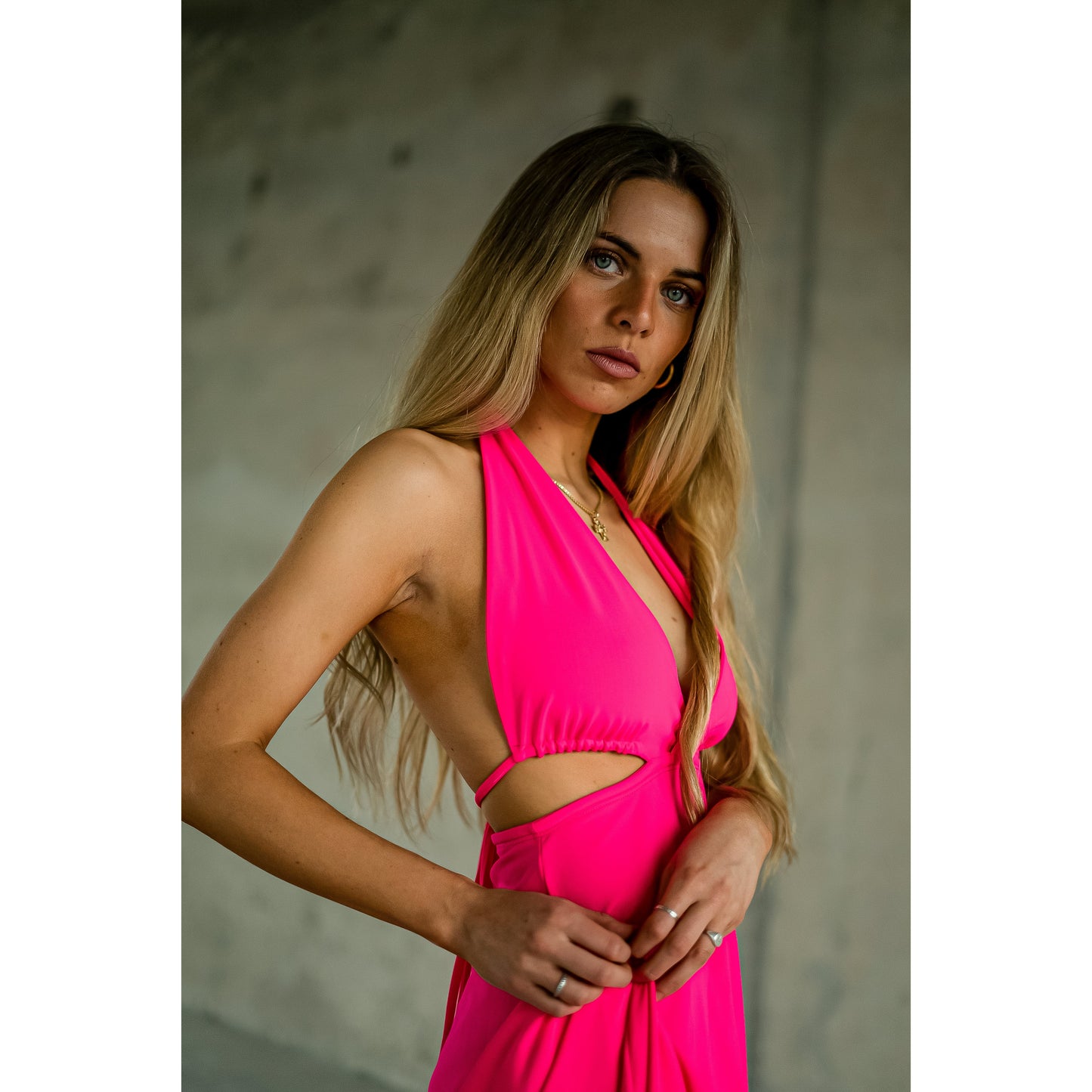 Vestido Emma Fucsia
