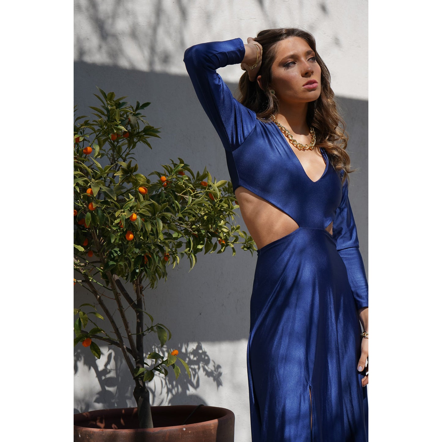 Vestido Paula Azulino
