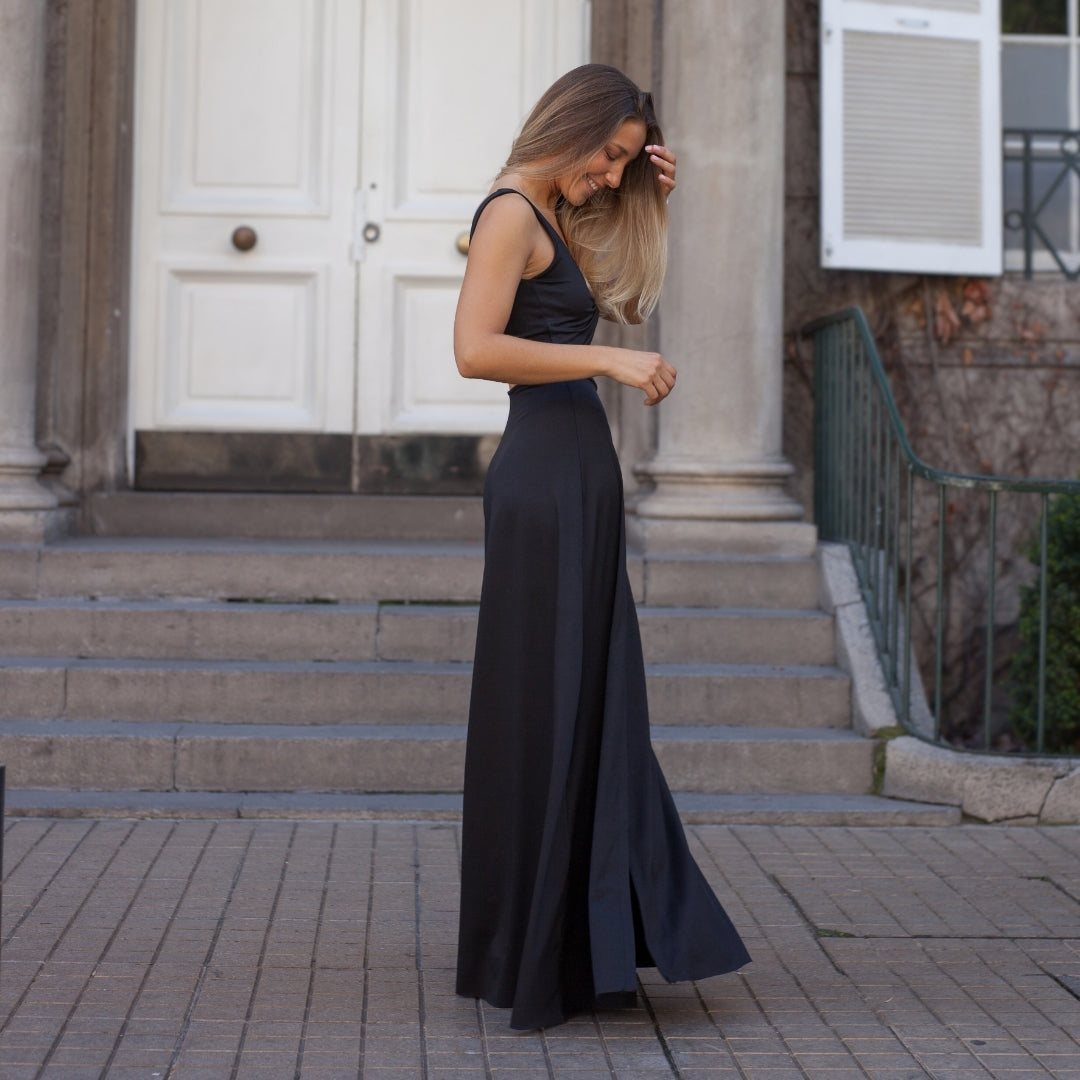 Vestido Largo Sofía Negro