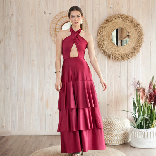 Vestido Elodie Tinto