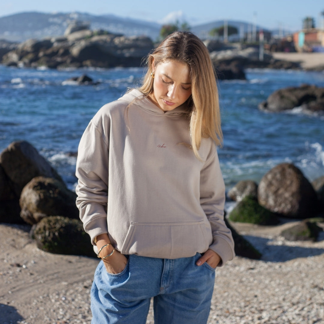 Polerón Hoodie Sisterhood Latte