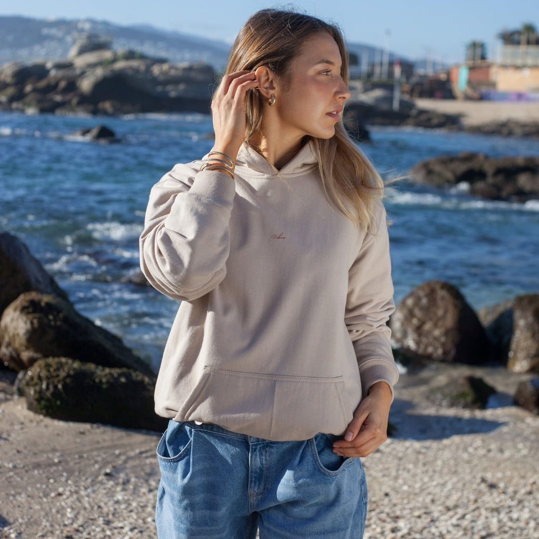 Polerón Hoodie Sisterhood Latte