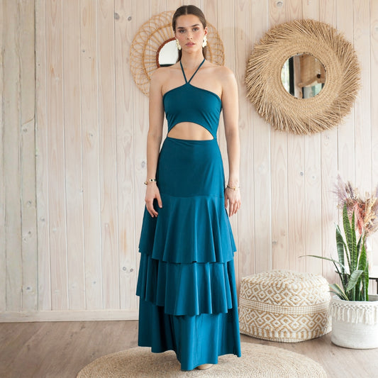 Vestido Amelie Petróleo