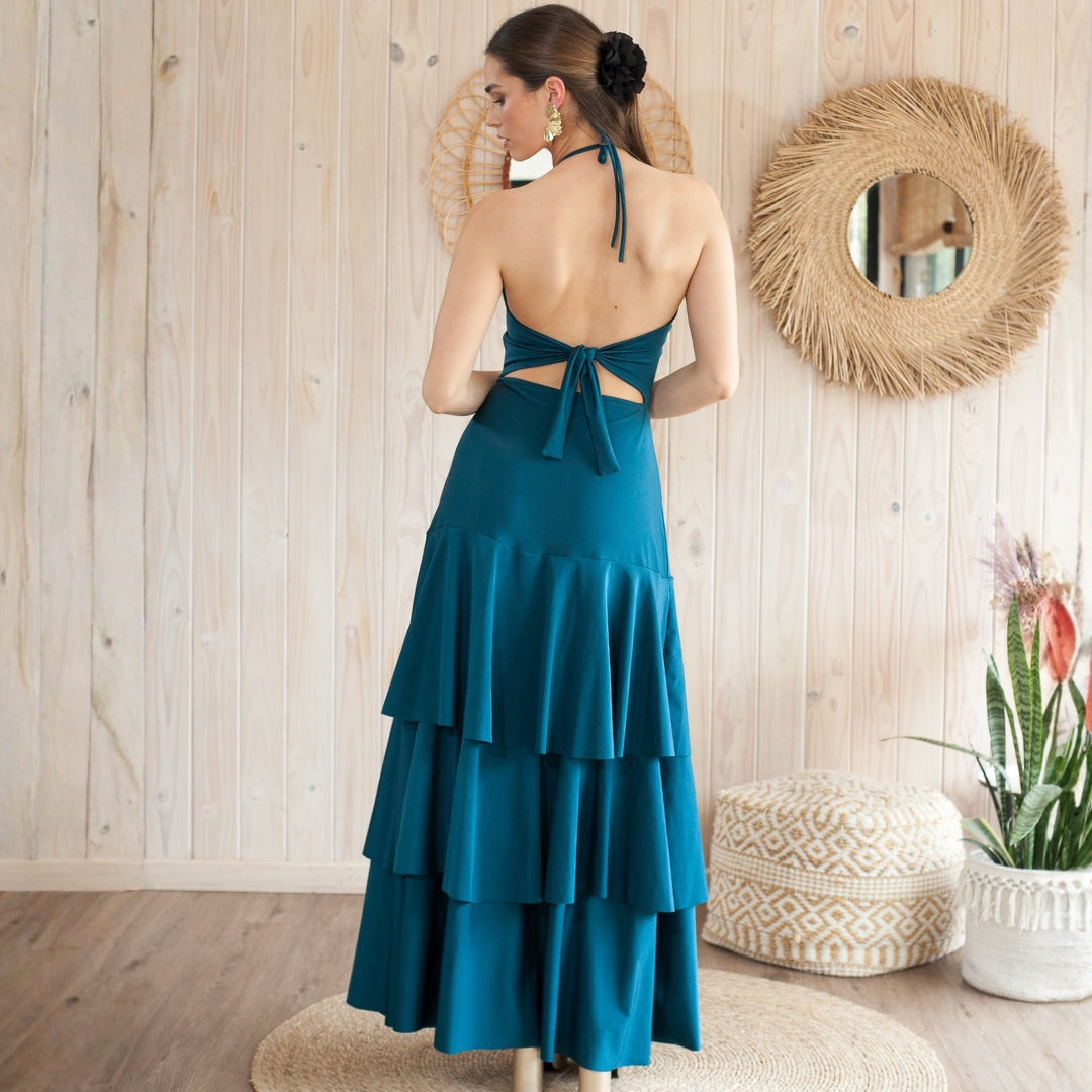 Vestido Amelie Petróleo