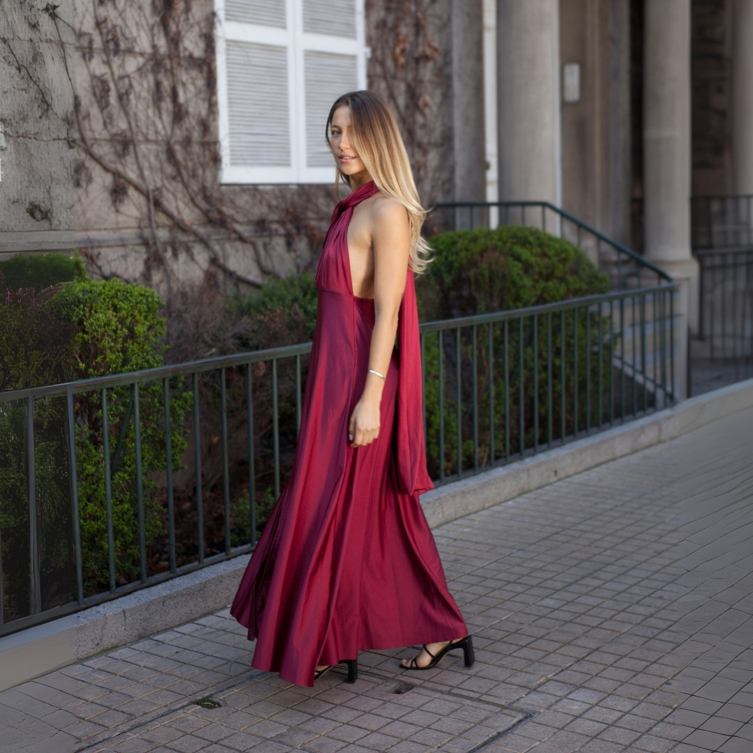 Vestido Multiforma Rebeca Burdeo