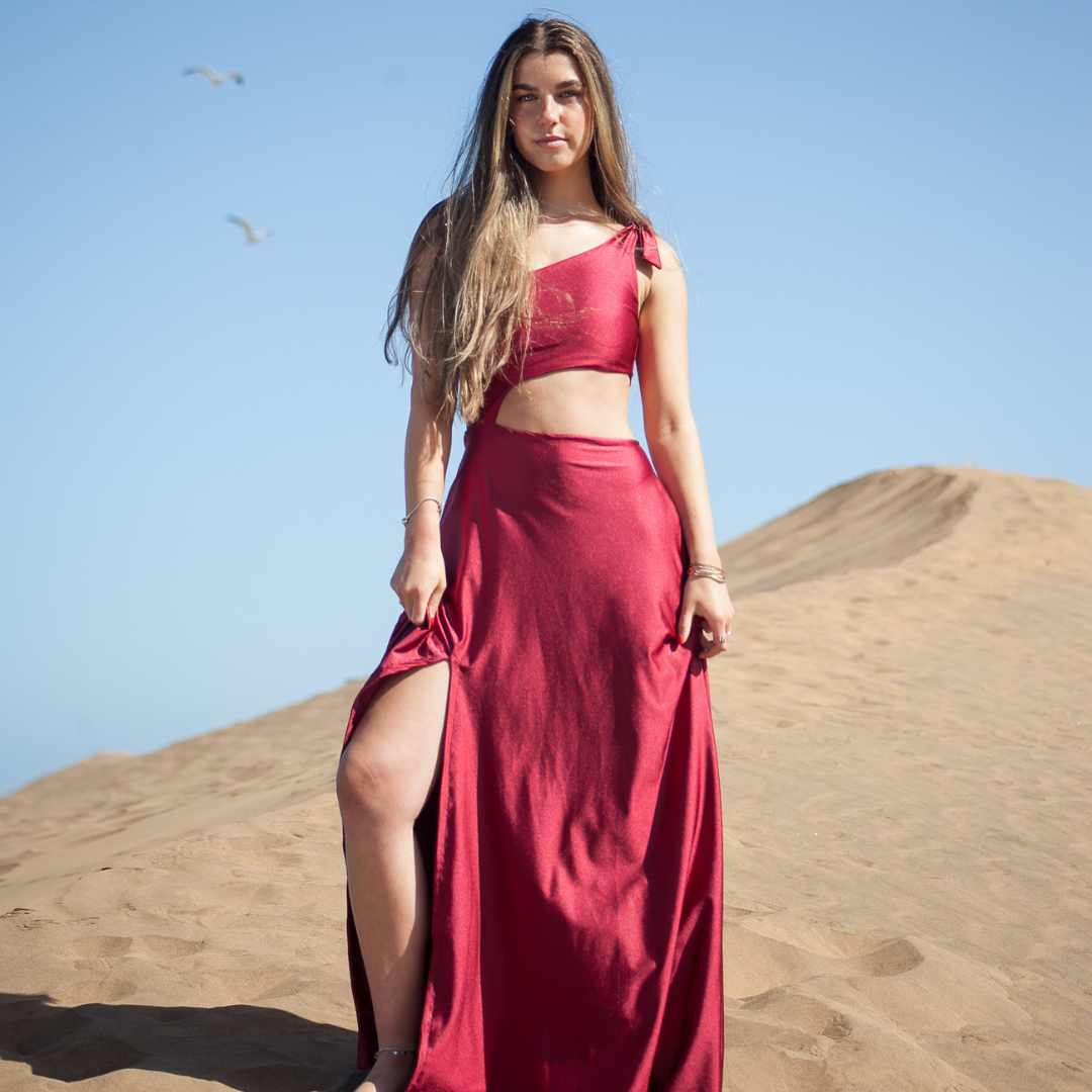 Vestido Pretty Woman Burdeo