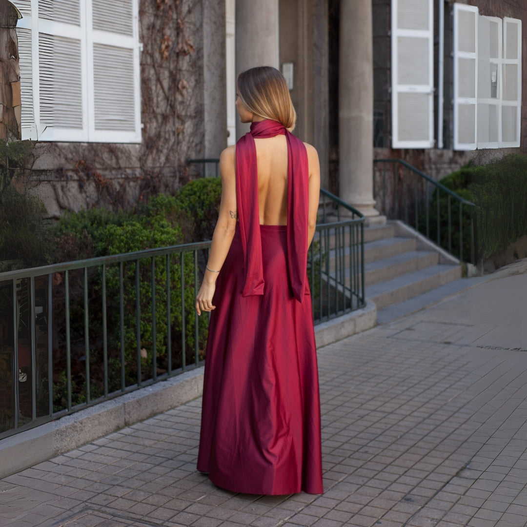 Vestido Multiforma Rebeca Burdeo