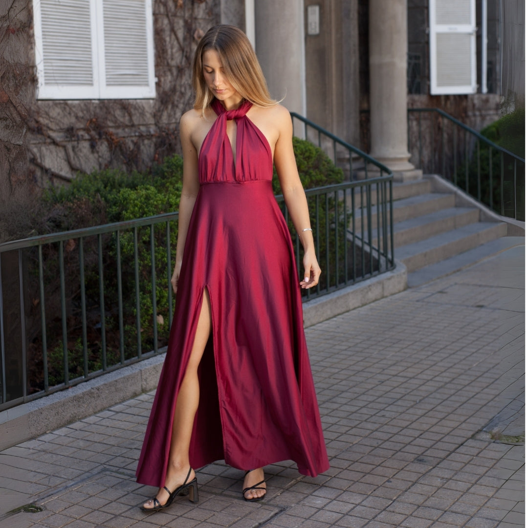 Vestido Multiforma Rebeca Burdeo