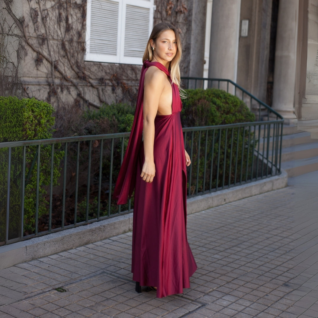 Vestido Multiforma Rebeca Burdeo