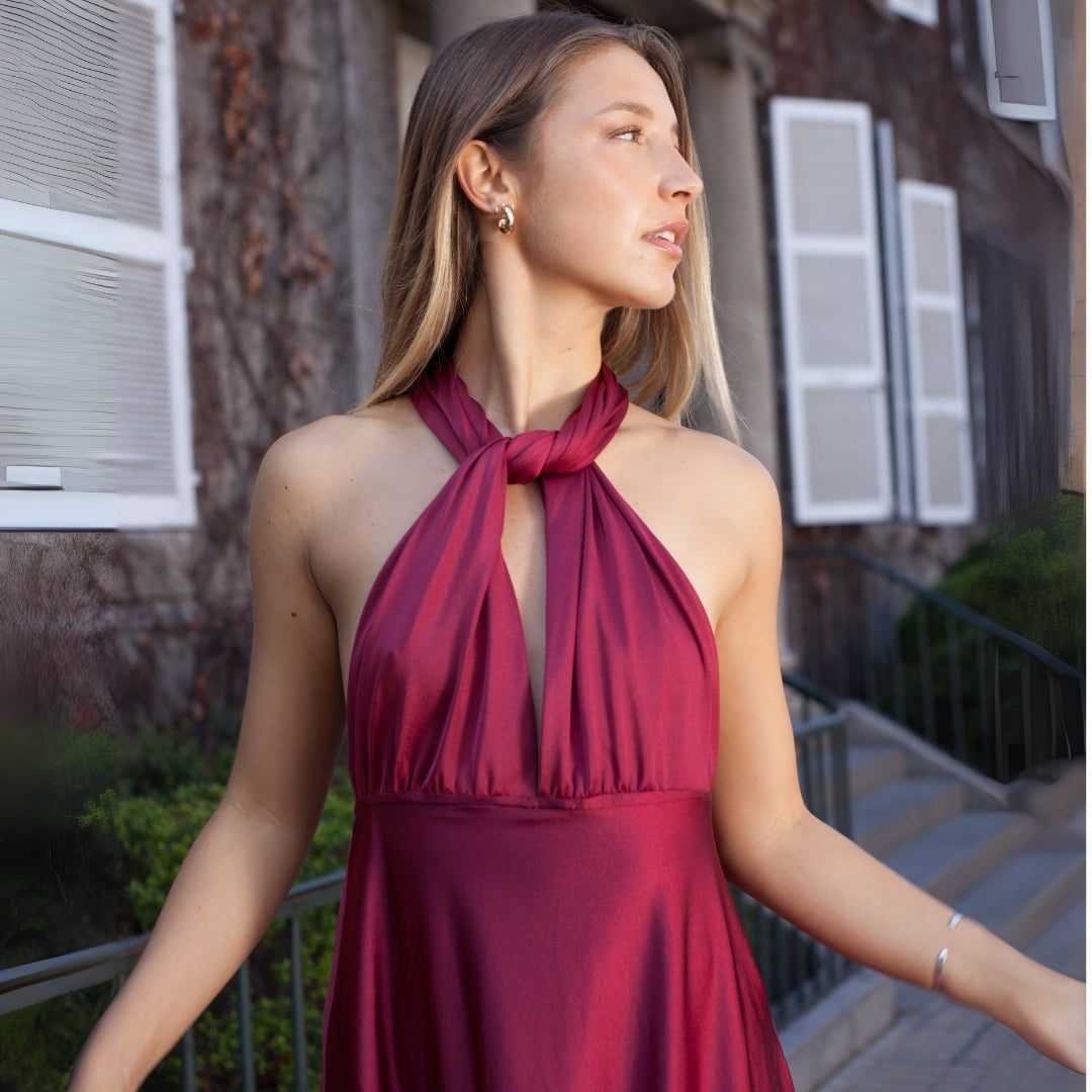 Vestido Multiforma Rebeca Burdeo
