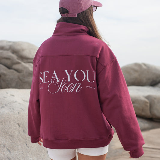 Polerón Oversized Sea You Soon Burdeo