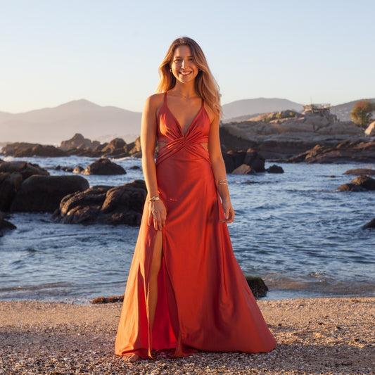 Vestido Lyon Ladrillo