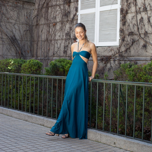 Vestido Lucía Petróleo