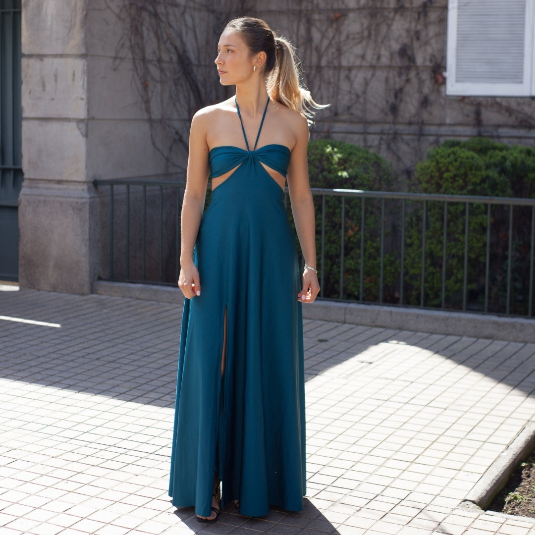 Vestido Lucía Petróleo