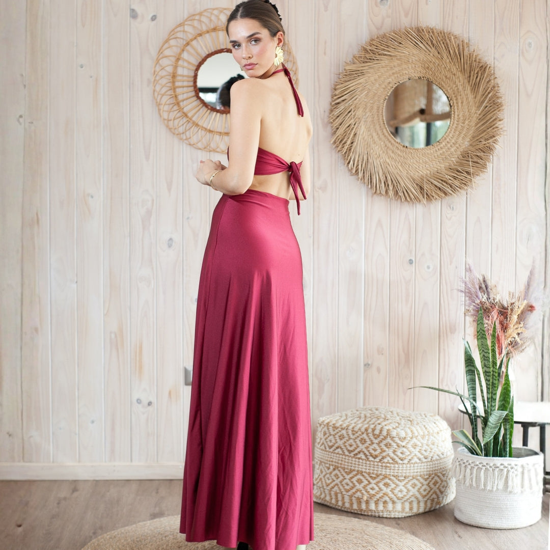 Vestido Elise Tinto