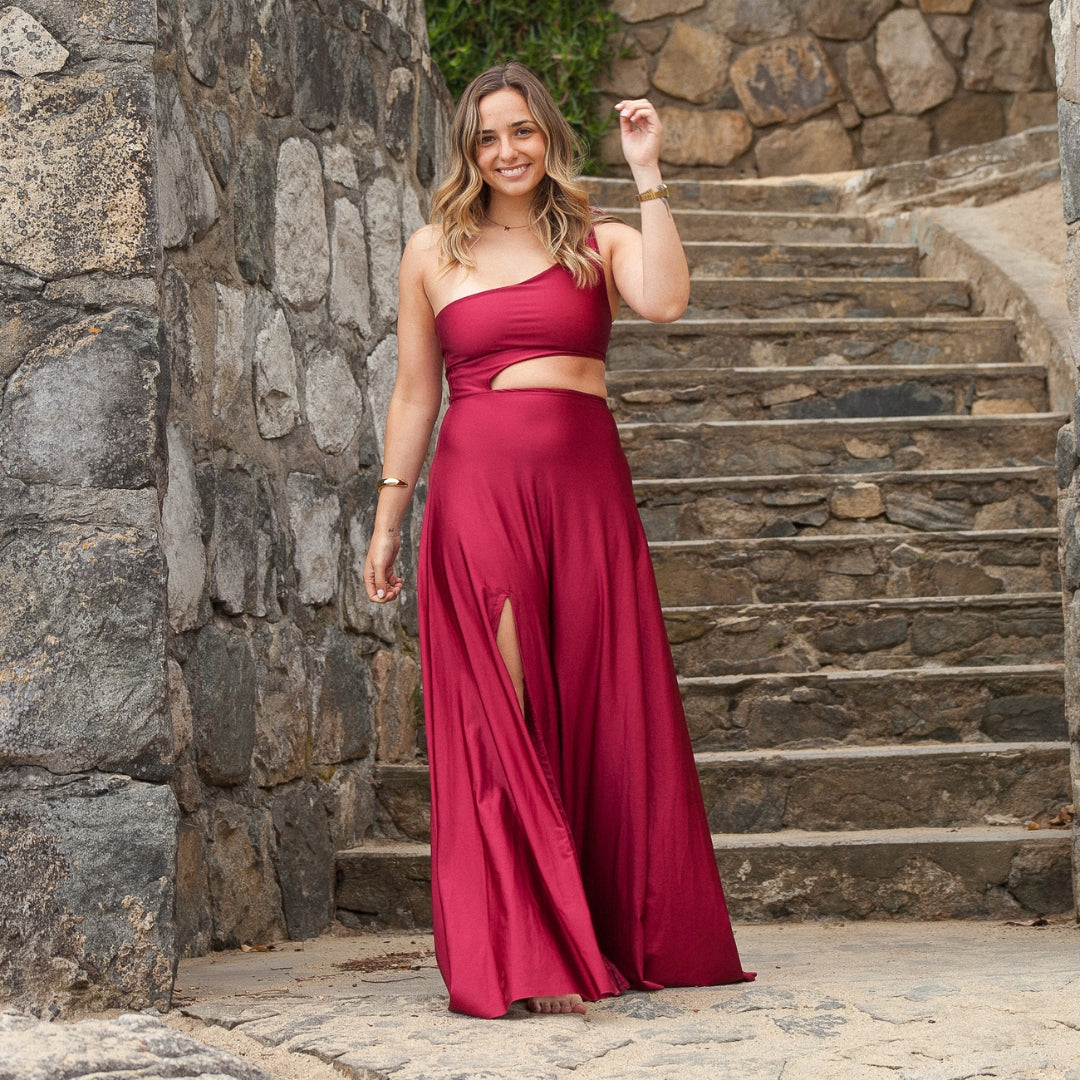 Vestido Pretty Woman Burdeo