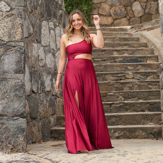 Vestido Pretty Woman Burdeo