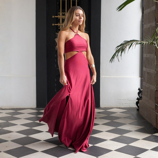 Vestido Elise Tinto