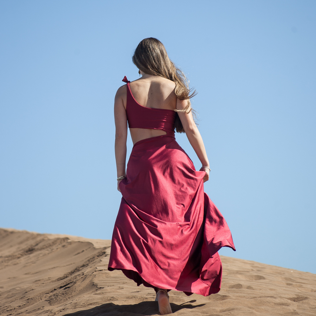 Vestido Pretty Woman Burdeo