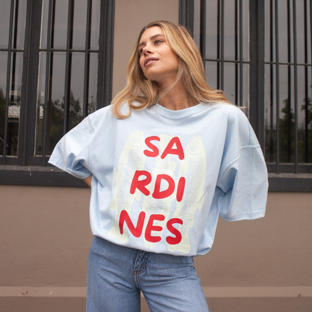 Polera Sardines Celeste