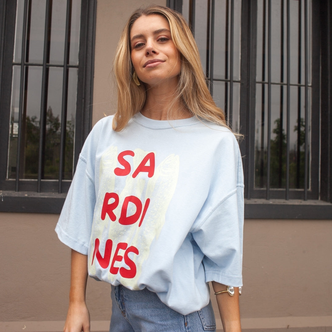 Polera Sardines Celeste