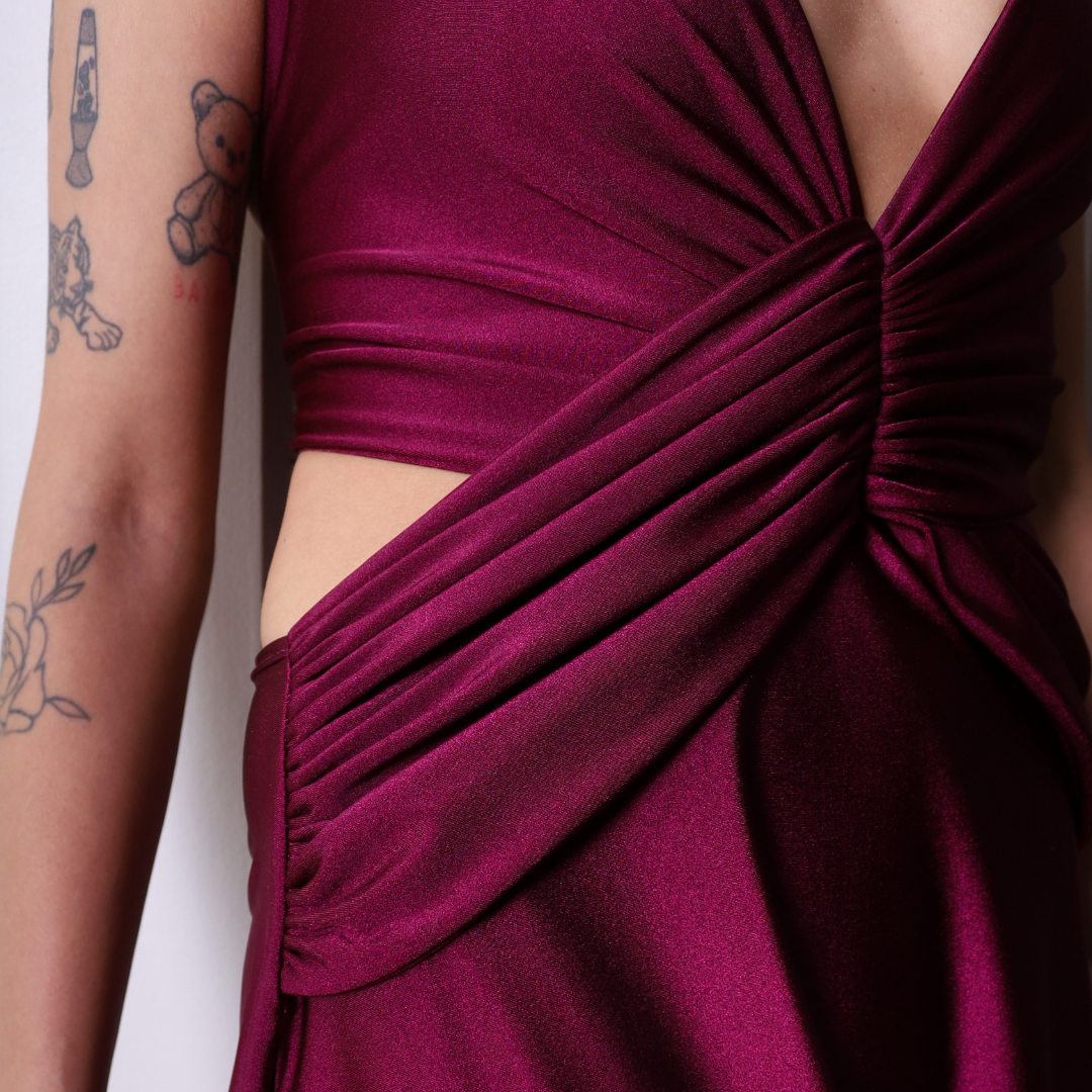 Vestido Marsella Uva